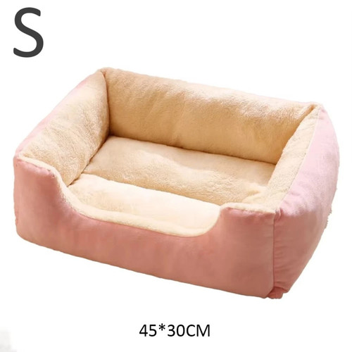 Dog bed soft large plush - dog, cat