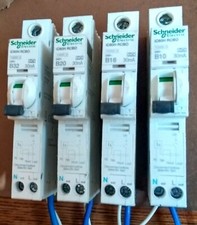 Schneider Acti 9  iC60H RCBO 30mA  32A, 20A, 16A, 10A, 6A Type B ! Live Tested !