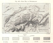 Rain Map of Switzerland
