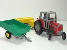 Britains 595 MASSEY FERGUSON / TRAILER & BALER ( 283 )
