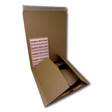 12" 150gsm B-Flute Record LP Vinyl Strong Peel Seal Corrugated Card Mailers