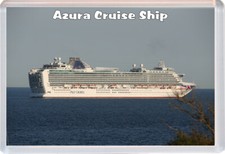 P&O Azura Cruise Ship - Jumbo Fridge Magnet/Magnets Gift Souvenir Present