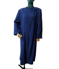 Vuokko Vintage Wool Coat S Size Blue With Defect 000348