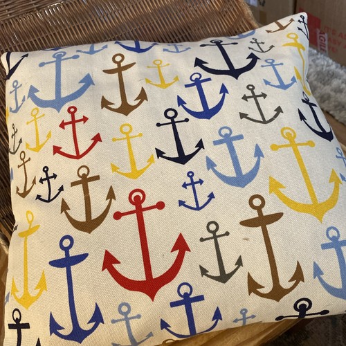 Handmade button back cushion - handmade,