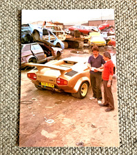 LAMBORGHINI COUNTACH - FRAMEABLE COLLECTIBLE ORIGINAL CLASSIC CAR IMAGE