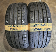 2x 225/50 R17  Pirelli Cinturato P7*  94W  RSC  7mm Tread  2255017 RUNFLAT PAIR