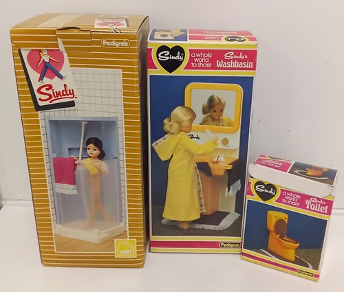 Sindy doll shower washbasin - sindy,