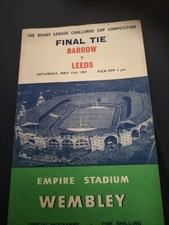 1957 RUGBY LEAGUE CHALLENGE CUP FINAL BARROW V LEEDS 11TH MAY 1957 @ WEMBLEY 
