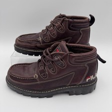 VTG 90s FILA Brown Leather