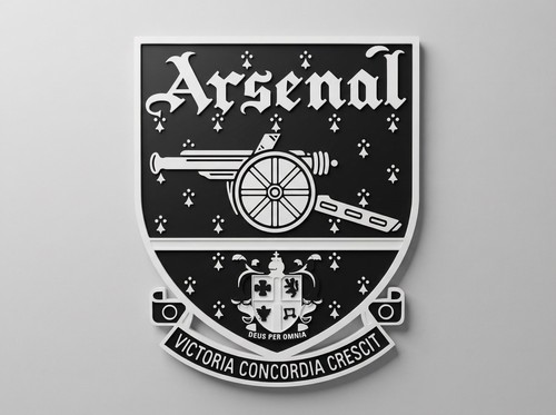 Arsenal club logo wall - club,