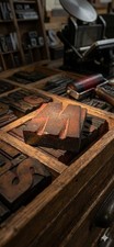 Vintage wood letterpress block - vintage,