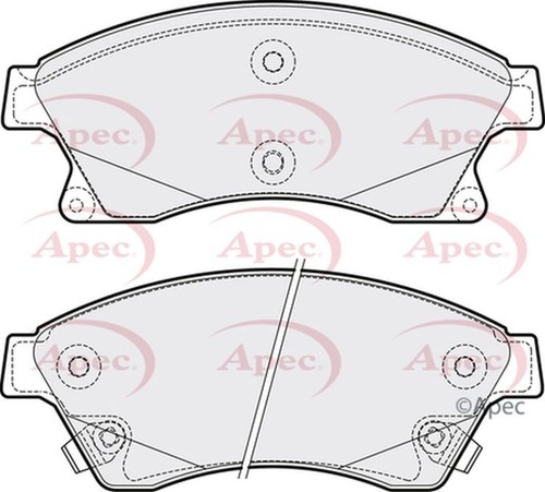 Apec brake pads front - brake,