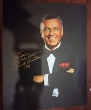 Frank Sinatra Signed 10x8 Photograph