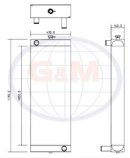 Radiator for JCB JS Crawler