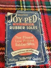 Vintage 'Joy-Ped' Nail - On Rubber Soles for Shoes