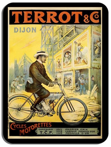 Terrot cycles mouse mat - terrot,