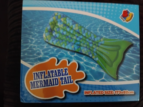 Inflatable mermaid tail - inflatable, the