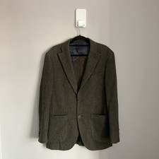 Tweed Blazer Mens 38 Brown