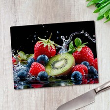 Mixed Fruit Berries Glass