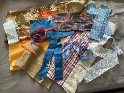 Job lot vintage - vintage, scraps
