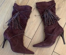 FAITH brown Suede Calf Boots