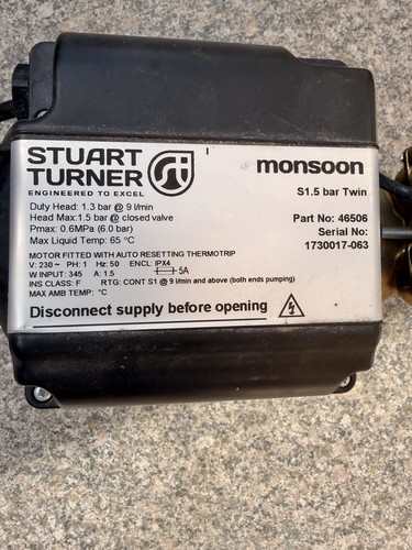 Stuart turner monsoon s1 5 - stuart, s1.5