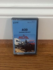 Rare Acid Engine Beast Cassette Tape Giant Records 80’s Metal