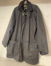 A Barbour border waxed jacket. Size 44