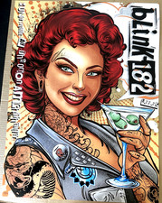 AUTHENTIC Blink-182 AP Poster