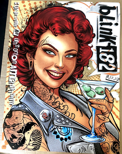 Authentic blink 182 poster - blink-182,