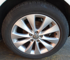 13 VAUXHALL ASTRA GTC 2.0 SRI 1X 18" ALLOY WHEEL & TYRE 11-18 BREAKING CAR