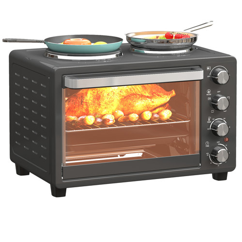 28l mini oven with dual - mini, hot