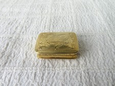 ANTIQUE, WILLIAM IV, SILVER GILT, VINAIGRETTE, J. WILLMORE, BIRM 1834, 14.52gs