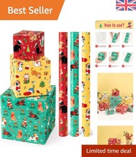 3 Rolls of Christmas Cat