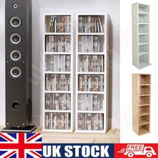 6 Tier Wooden CD DVD Game Book