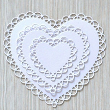 Love Heart Lace Background
