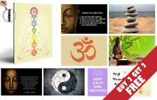 Inspirational Motivational A4 Posters Feng Shui Oriental Buddhist Home Decor Art