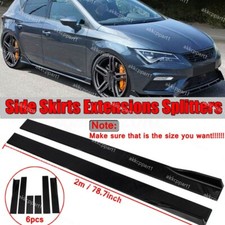 78.7IN Car Side Skirts
