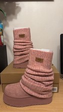 Ugg Classic Mini Dipper Legwarmer Boot ‘Pink Dawn’ - UK6 - Brand New in Box