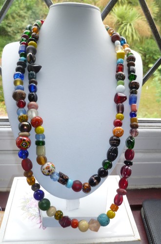 Trade beads colourful - trade,