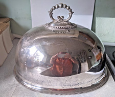 LARGE ANTIQUE SILVER PLATED