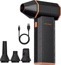 WOLFBOX MF50 Cordless Air Duster 110000RPM Turbo Fan 3-Speed Mini Blower for PC