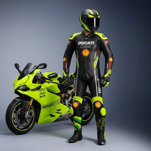 New motorcycle leather racing - new,