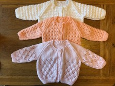 Hand Knitted Baby Cardigans