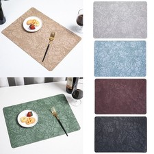 Leather placemats rectangle - placemats,
