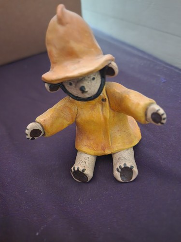 Bear fire fighter - fire, ornament