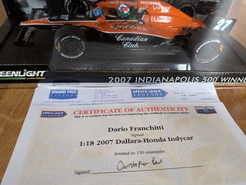 Dario franchitti signed - dario,