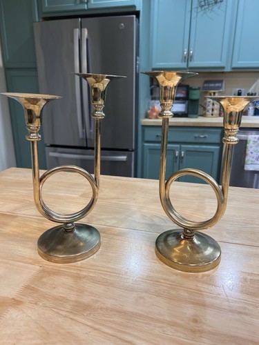 Vtg double french horn brass - vtg,