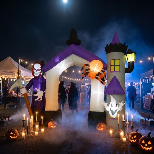 8ft halloween inflatable - halloween,