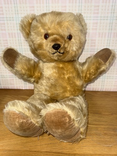 Vintage golden teddy bear cute - vintage,